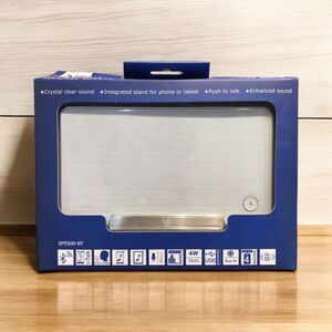 V7 Portable Bluetooth Wireless Speaker‎ & Stand SP5500-BT-WHT-9NC *NOB*